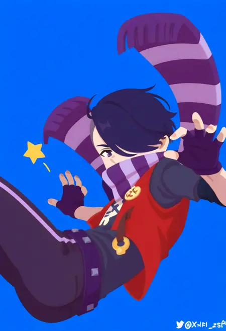 ≽^• ˕ • ྀི≼ Edgar (Brawl Stars) Illustrious/NoobAI