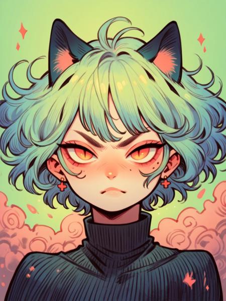 Vixon's Pony Styles - Neon Cat Girl v1.0 Neon Cat Girl v1.0