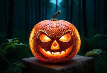 halloween carved pumpkin lantern made of blood orange, glowing lantern, spooky atmosphere, dark forest background, blood orange style.
sfw, PG, score_9, score_8_up, score_7_up, score_6_up, anatomically correct, proper proportions, absurdress, newest, perfect quality, best quality, absolutely eye-catching, creative, beautiful, vibrant, masterpiece, 8k, Ultra HD, amazing details, sharp edges, detailed textures, full view, atmospheric lighting, amazing visuals