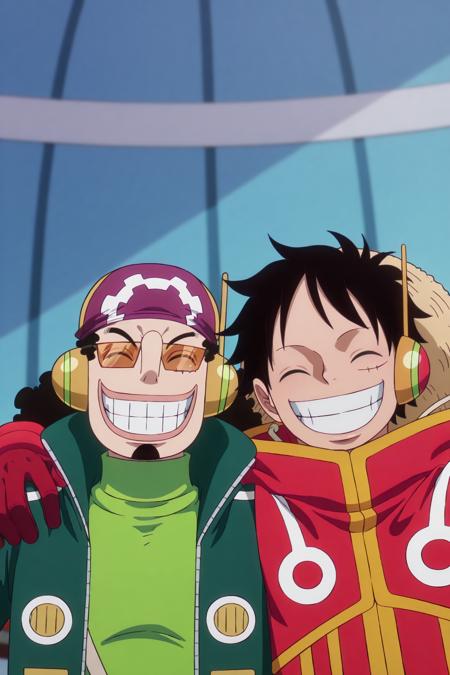 Monkey D. Luffy & Usopp / Egghead Outfit - One Piece - (Illustrious) [Commission] V1