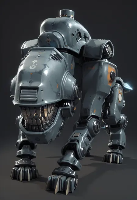 Panzerhund 1960 - Wolfenstein: The New Order [SDXL Pony]