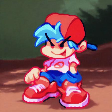 Pixel Boyfriend Sprite - Friday Night Funkin/FNF V1