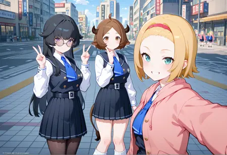 Lynn, Monna & Ruby (Zenless Zone Zero) XL