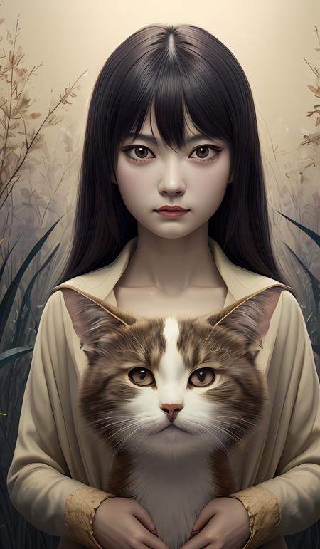 guofeng,illustration,1girl,best quality,highly detailed,best quality,masterpiece,an extremely delicate and beautiful,extremely detailed,8k wallpaper,Amazing,finely detail,best quality,official art,extremely detailed CG unity 8k wallpaper,(style of Victo Ngai:0.5),cute,big eyes,all races in same proportions, all faces and pictures must be different, use all spectre of your different emotions from happiness to anger, do what you want and how you want,