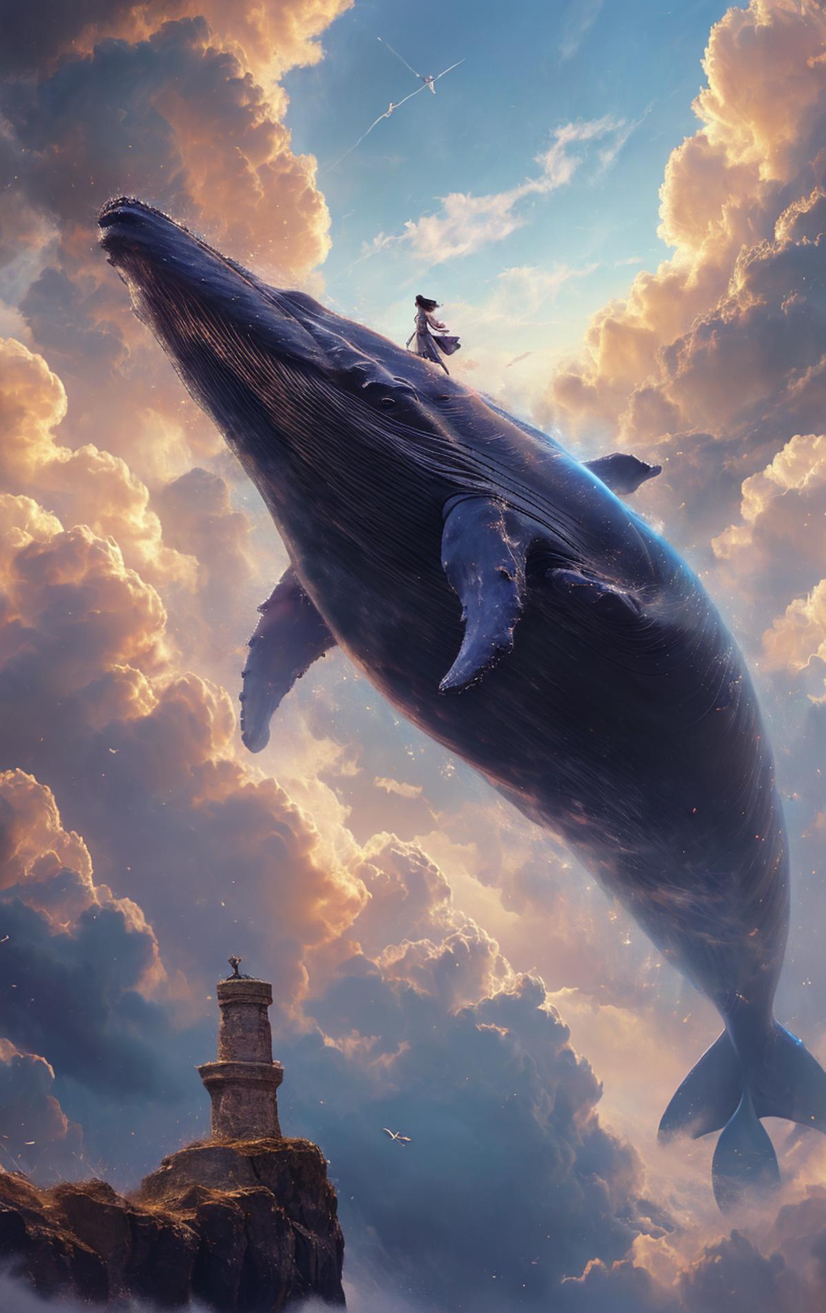 绪儿-飞鲸鱼 xuer Big whale image by nuaion