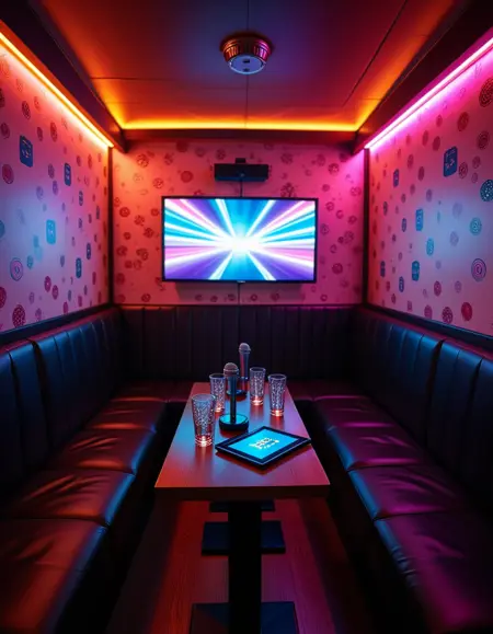 Japanese karaoke room