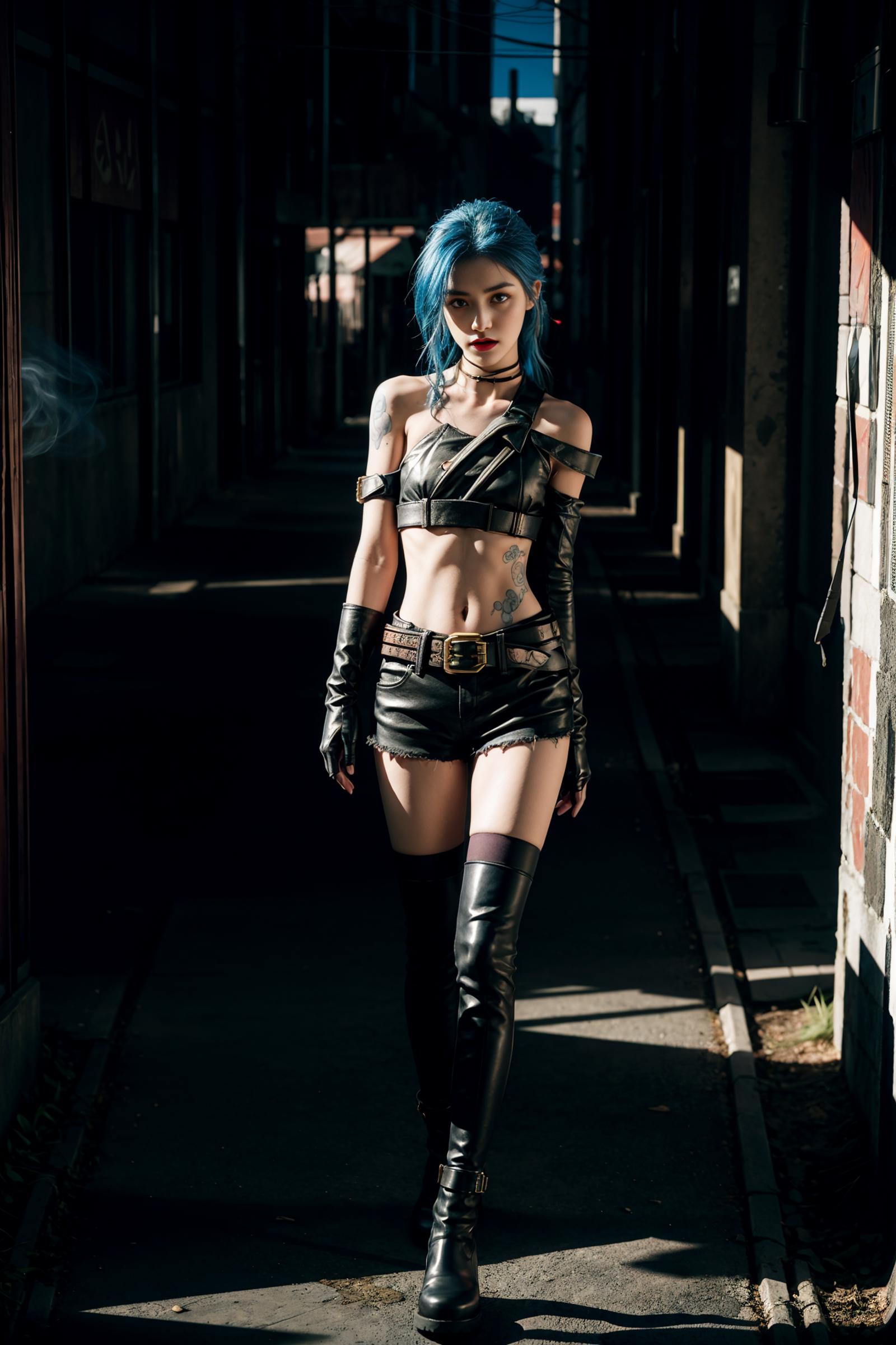 Jinx League of legends image by PinkSao