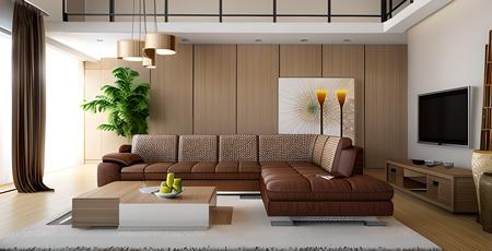 (masterpiece),(high quality), best quality, real,(realistic), super detailed, (full detail),(4k),8k, Modern style livingroom