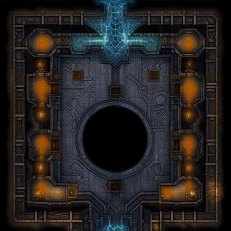 battlemap dungeon magic mana temple