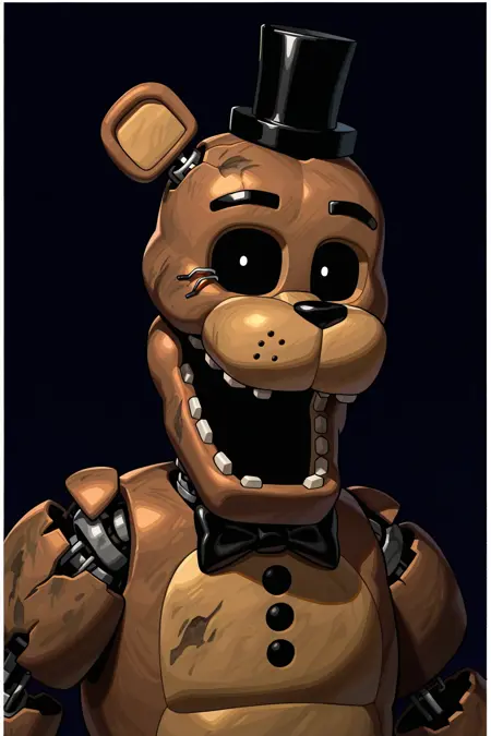 Withered Golden Freddy (Fnaf/Five Nights at Freddy's)