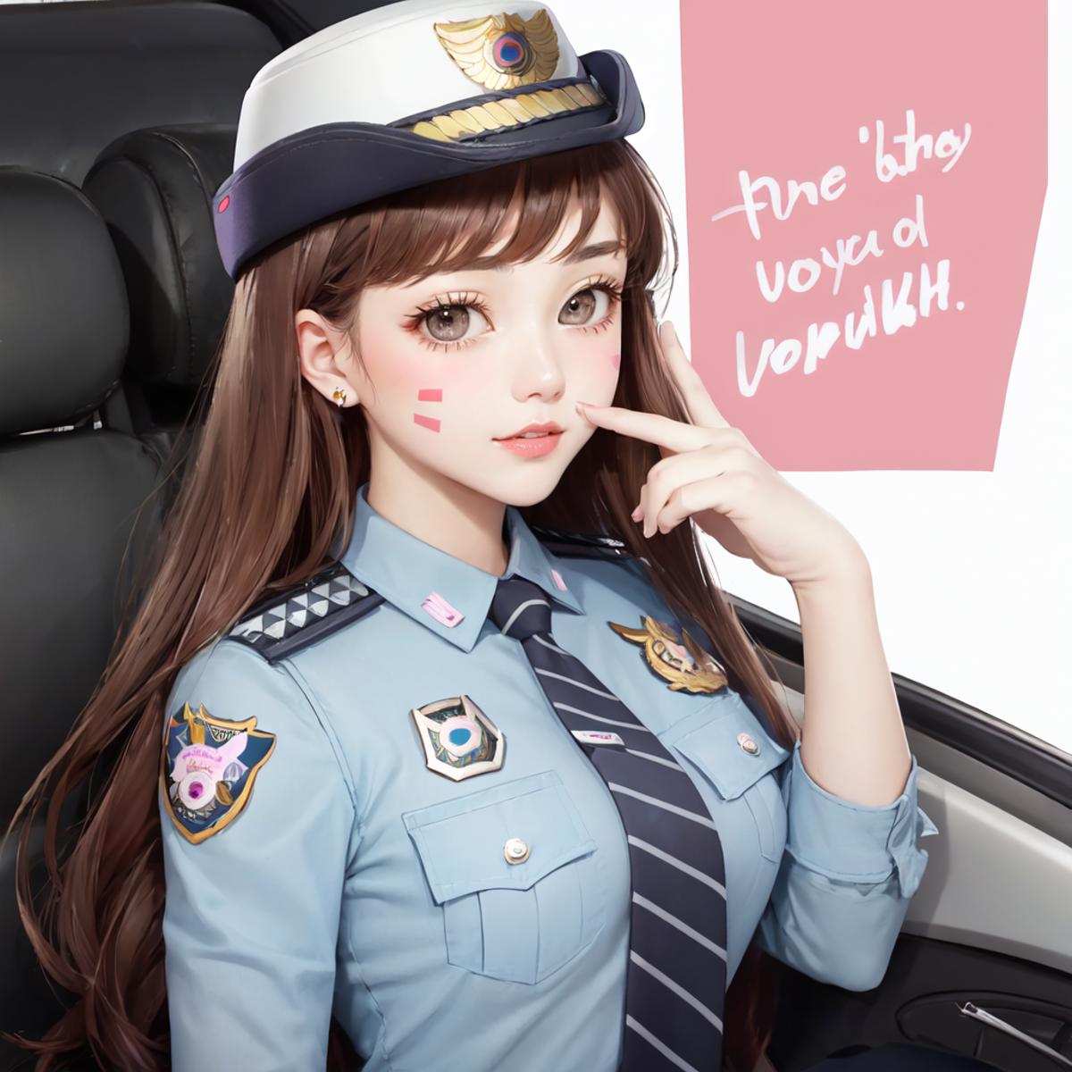 Officer D.Va ( う-´)づ/̵͇̿̿/’̿’̿ ̿ ̿̿ ̿̿ (LoRA) - Officer_D.va_V1 ...