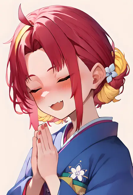 |Hands Concept| Palms together - Triangle shape