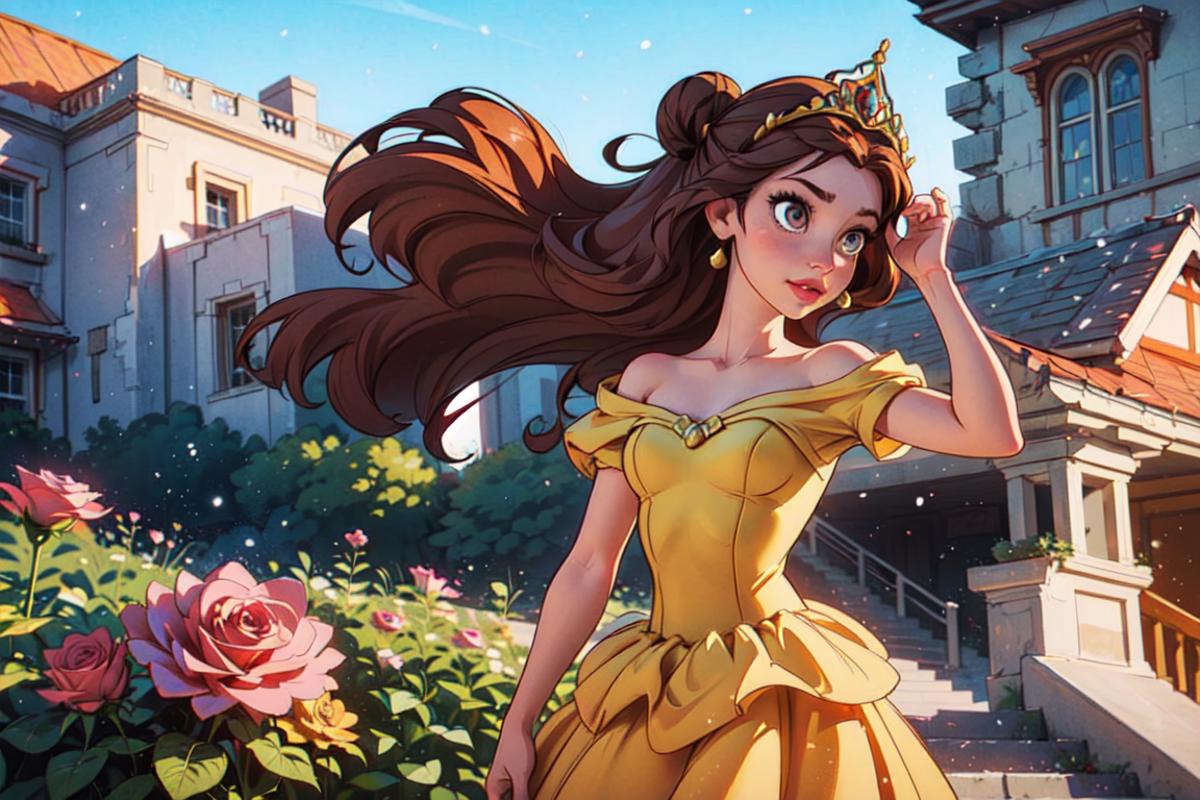 Belle, (beauty and the beast) Disney Princess, by YeiyeiArt image by Gorl