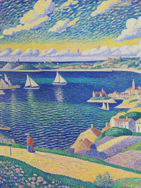 <lyco:PaulSignac:1.0> a painting by Paul Signac