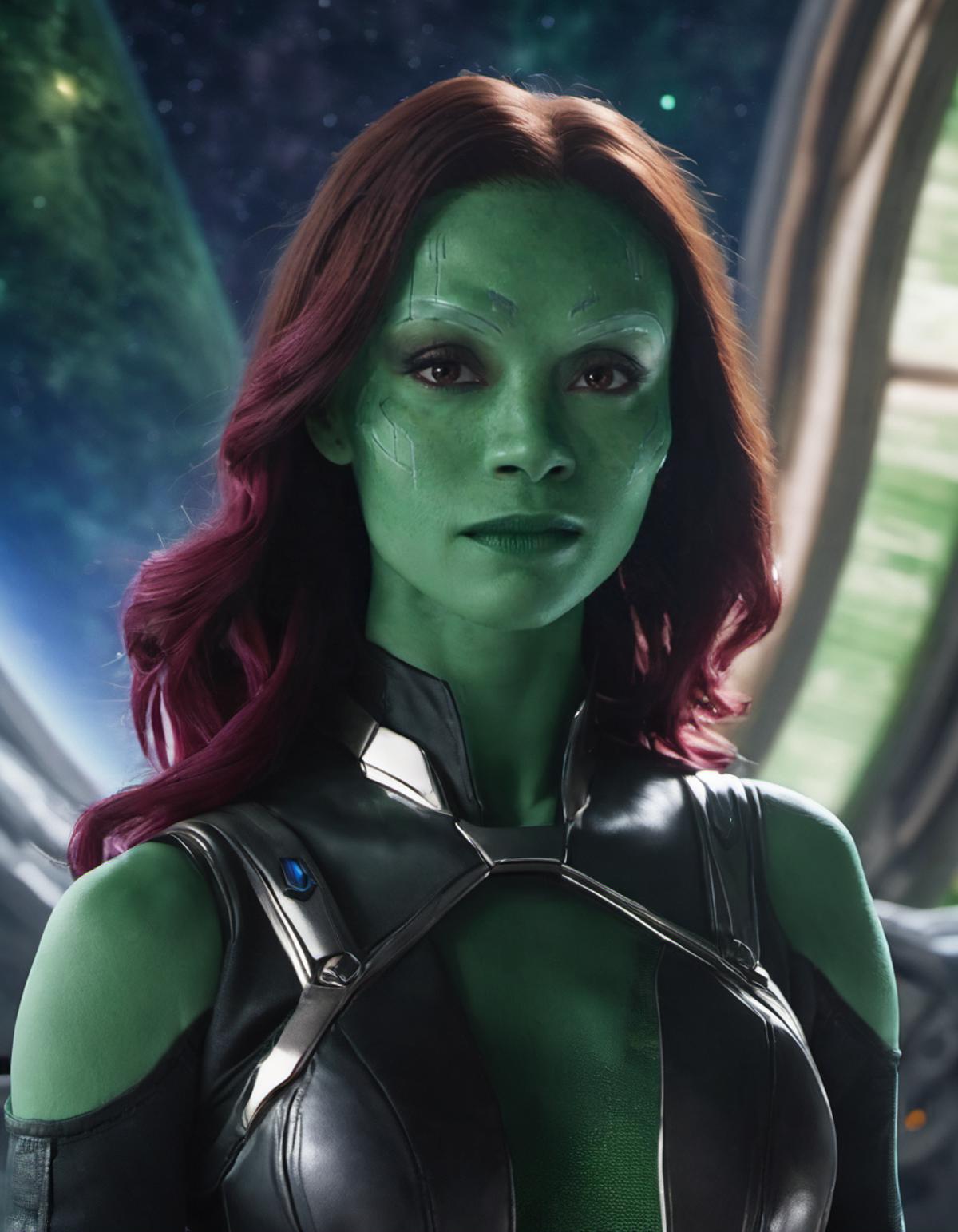 Gamora (Guardians of the Galaxy) (LoRA SDXL 1.0) image by wensleyp01