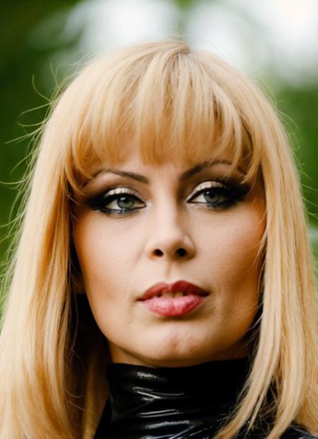 professional photograph of sks woman as ((dominatrix)), ((detailed face)), (High Detail), Sharp, 8k, ((bokeh)), <lora:locon_izabela_v1_from_v1_64_32:1.25>