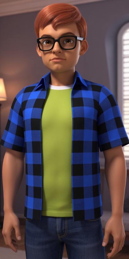 Chris Lahiffe, Ladybug, Miraculous. Different models and attires. 🟢 Civilian (Flux)