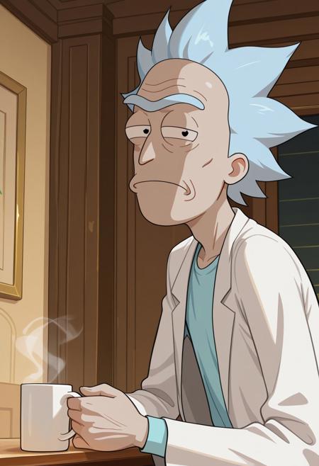 Rick Sanchez (Rick and Morty) Illustrious