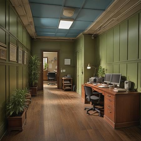 Abandoned office - Anime V1