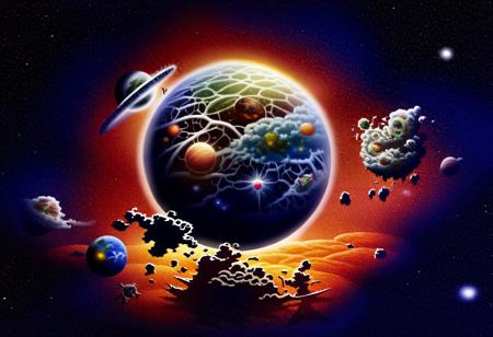 Imagine the universe in the year 2124. In a remote corner, orbiting a planet, a damaged space station owned by a space mining megacorporation is adrift. Something has happened. Silence. Scattered asteroids. Smoke coming out of the station. A distant star glinting in the horizon. A horror, a threat, looming.