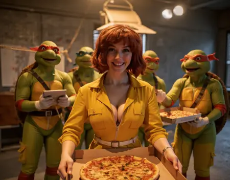 April O'Neil - Teenage Mutant Ninja Turtles - Realistic Flux1.D & SDXL