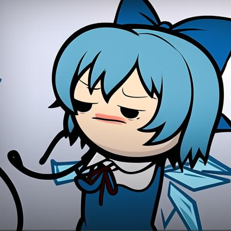 <lora:cah-10:1>, cah, cirno,, masterpiece, best quality