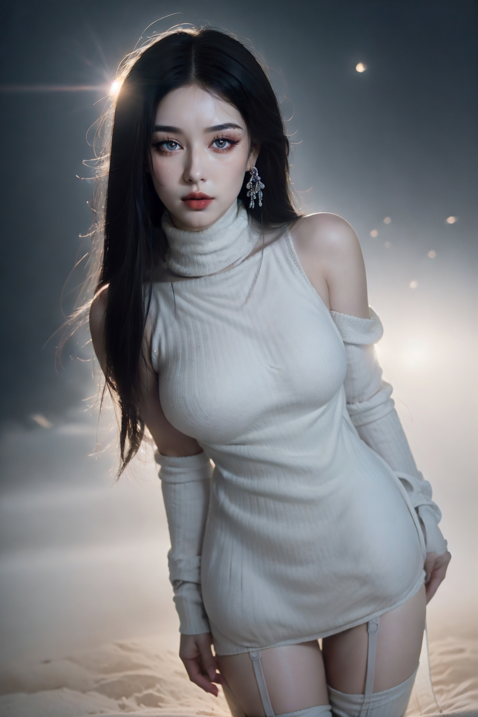 绪儿-带妆容脸模Face model with makeup image by XRYCJ