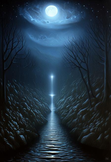Irritating eternal endless emptiness of space fulfilled with the immense inexhaustible irresistible source of awe and horror, masterpiece, best quality, detailed, high quality, scenery