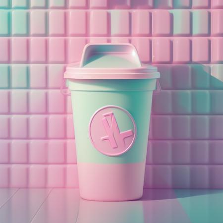 (A closeup of a  Trash can), trending, unsplash , rz-purepastel-21,  ents, olga buzova, deco, toothpaste cup, dressed in foil, dirty
a close up