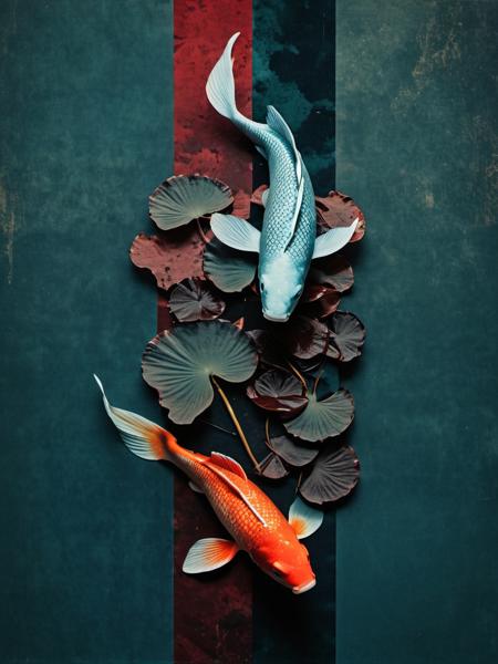 analog film photo of collage, mixed media, by Januz Miralles
[ centered composition, a paint smudge on a simple background : Stripcore aesthetic, Witchcore aesthetic, koi carp and lily pads : 4 ]
abstract geometric gradients, grainy texture, deep rich (gold) red blue colors
<lora:100_nvcmsdx_a:0.8> nvcmsdx
dark and moody, a mesmerizing blend of light and shadow, сubism, intricate details, film grain, dynamic range, faded film, desaturated, 35mm photo, vintage
Kodachrome, Lomography, stained, highly detailed, found footage