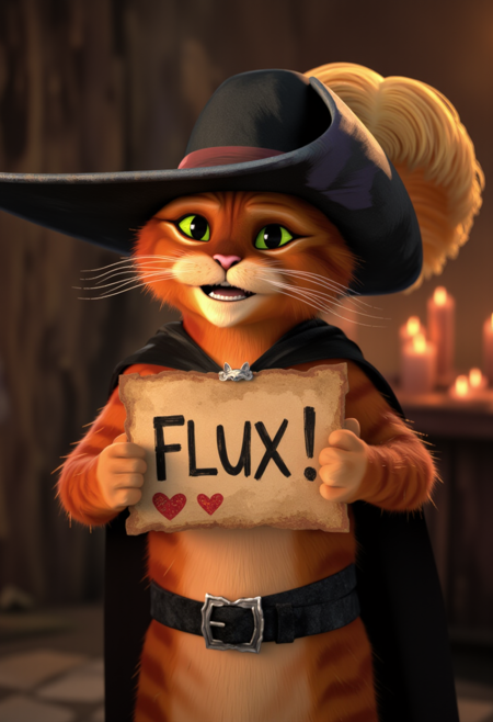 Puss in Boots [Flux & SD 1.5] Flux (v1.0)