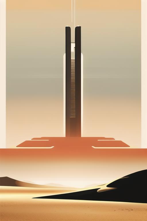 Minimalist Sci-Fi Dystopia image by desimperium