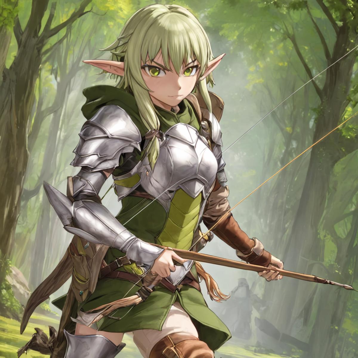 High Elf Archer (Erufu) [Golbin Slayer] XL image by Hevok