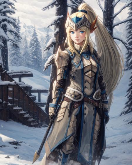 Barioth X Armor (Blademaster) [Monster Hunter] v1
