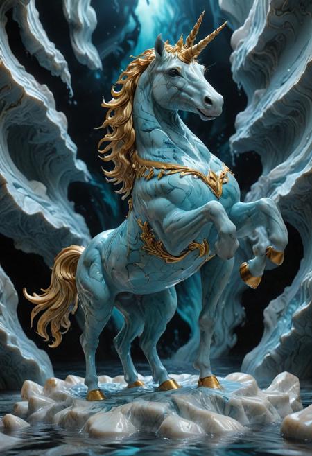score_9,score_8_up,score_7_up,score_6_up,score_anime, masterpiece,
BREAK
Liquid Marble, turquoise unicorn trim with gold,, dynamic pose, river,  ultrarealistic, epic, fantasy, amazing quality, best quality, ultra-detailed,
BREAK
Best lighting, best textures, best contrast, Pg-rating, sfw