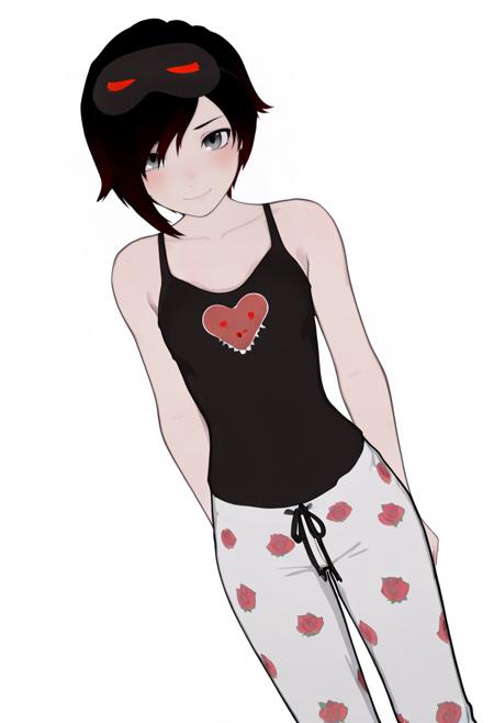Ruby Rose - RWBY (IllustriousXL) Ruby in Pajamas