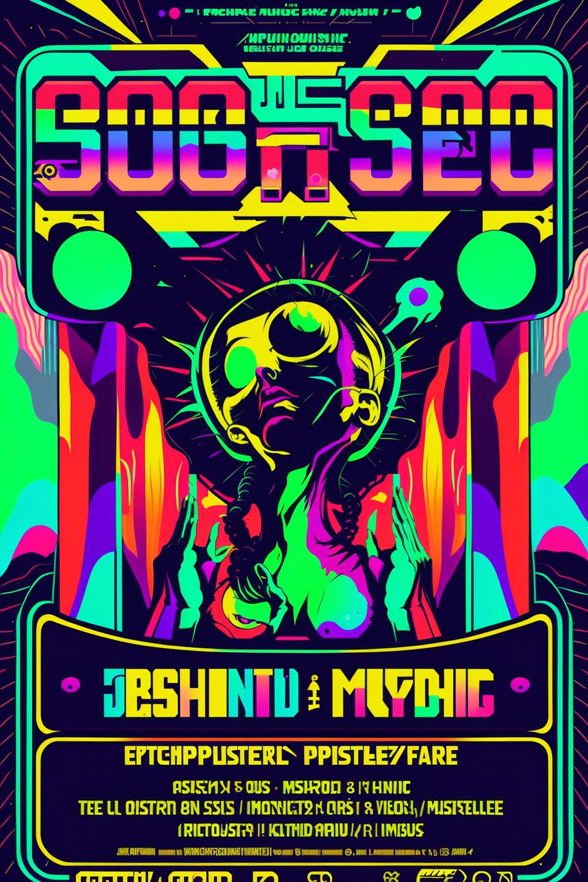 Psychedelic Poster image by Ciro_Negrogni