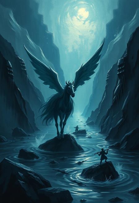 In the night of the river of death
Fly the silent prince electors