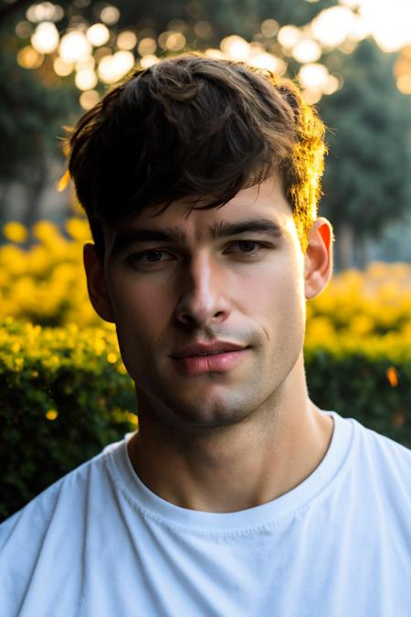 face photo of caucasian man in white shirt, morning outdoors bokeh, <lora:darelljones:0.7>, darelljones, (masterpiece,best quality:1.5)