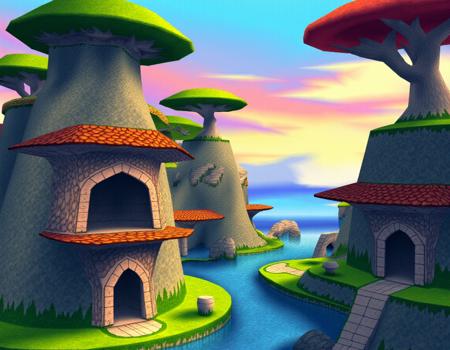 FLUX PS1 Spyro Worlds v1.0