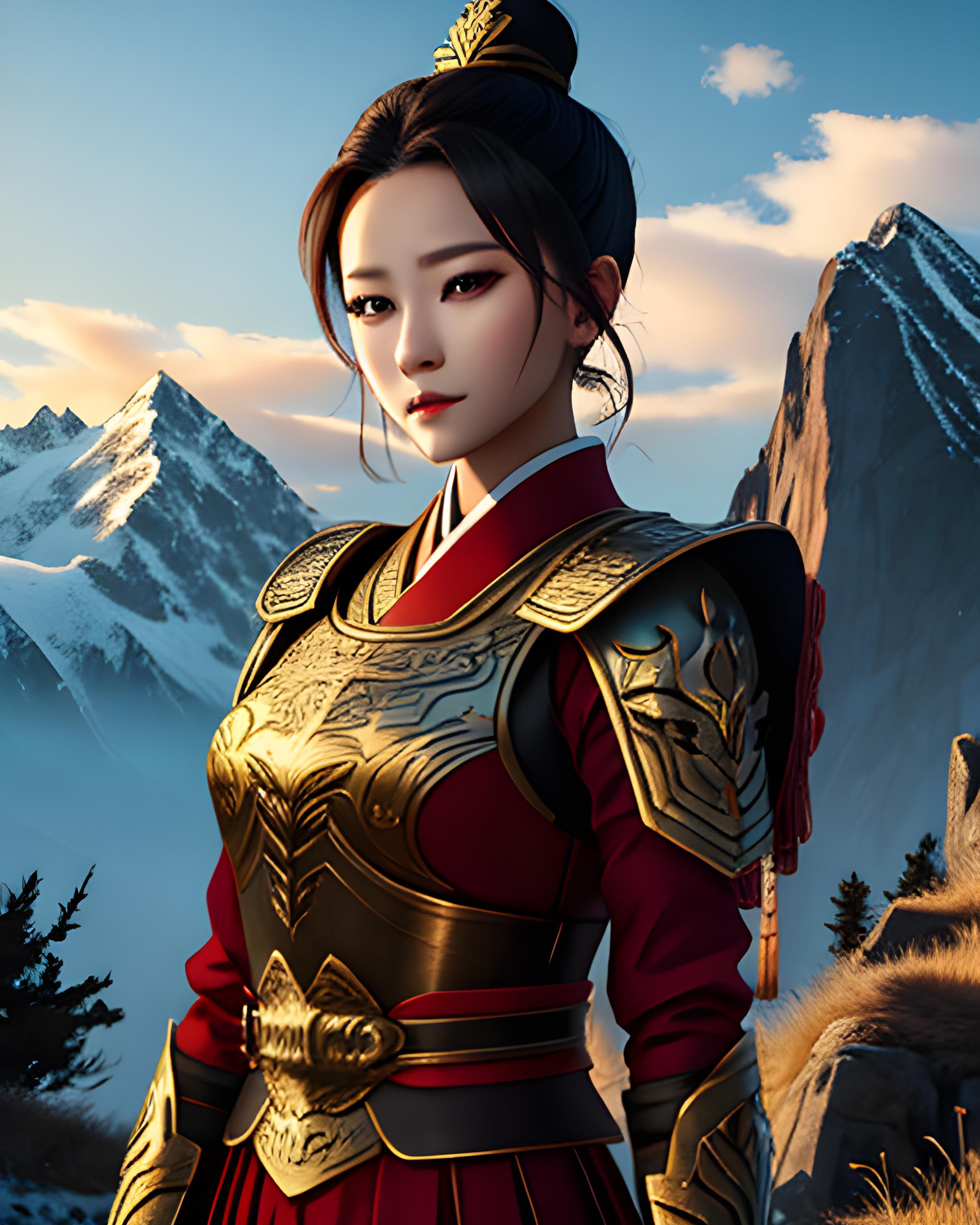 Chinese Female General - Battle Armor image by KimiKoro