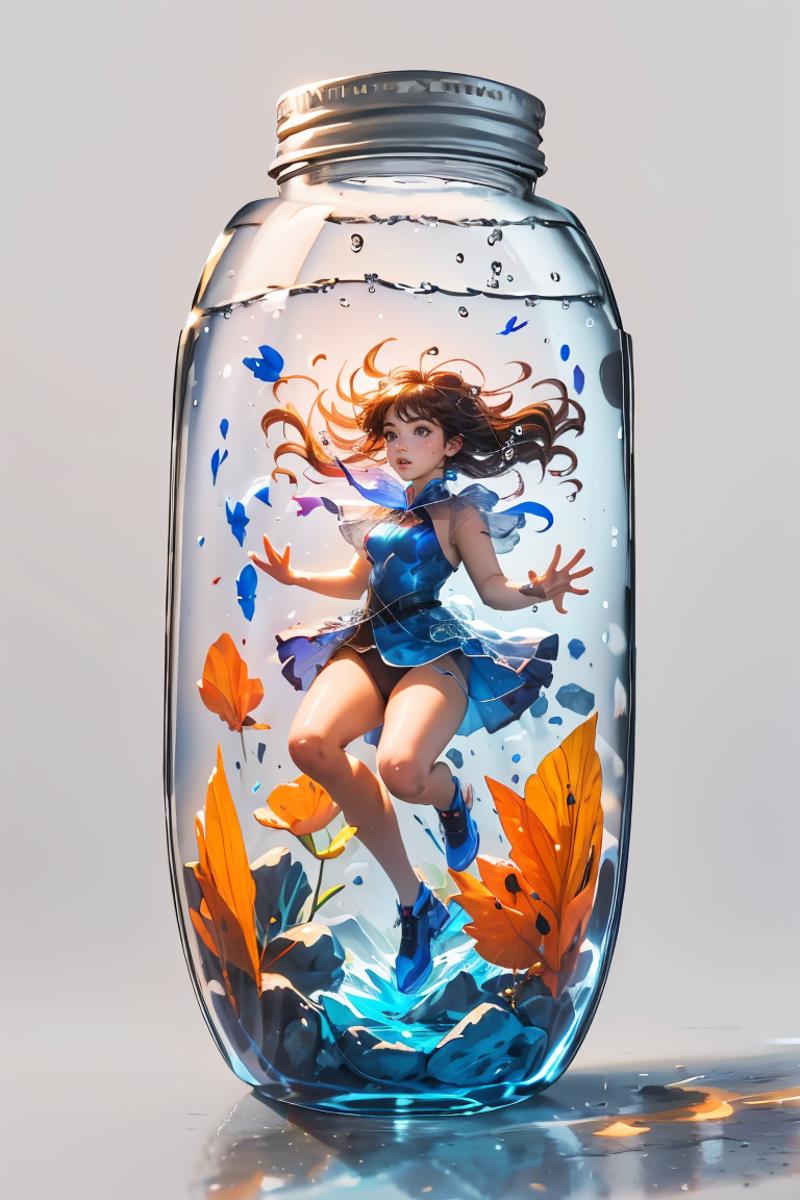 Girl in the Bottle (瓶中少女） - LoCon image by MarkWar