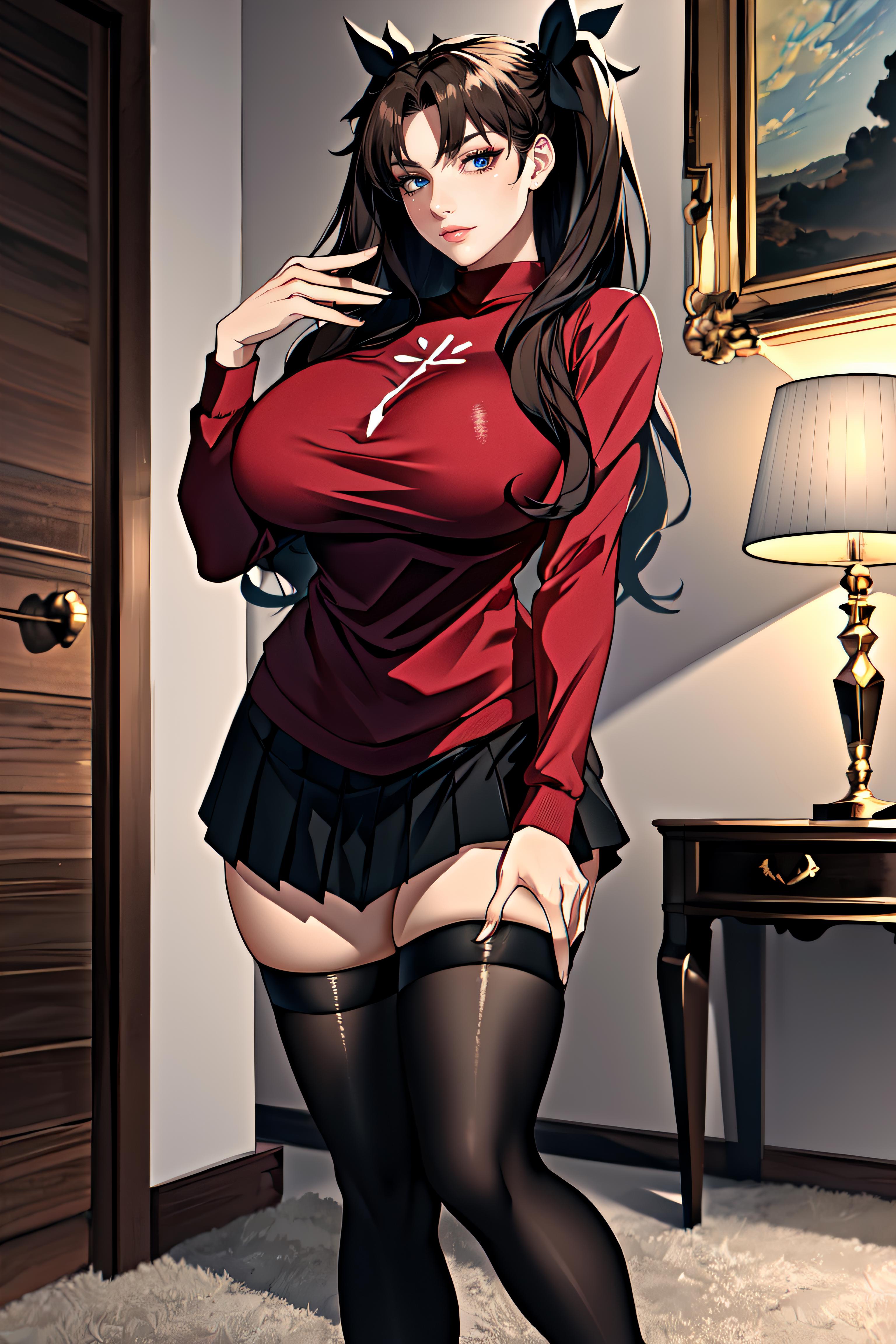 Rin Tohsaka (Older/Fanart) - Fate Series image by betweenspectrums