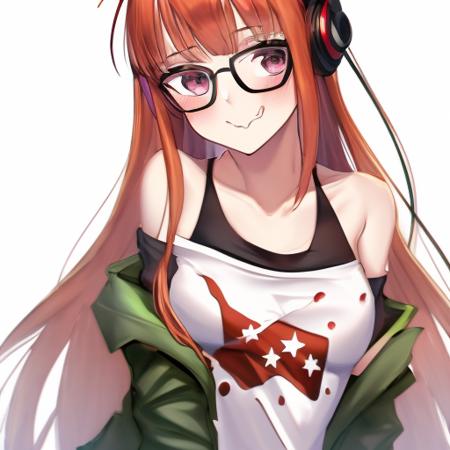 ((masterpiece, best quality)))
, solo,  futaba