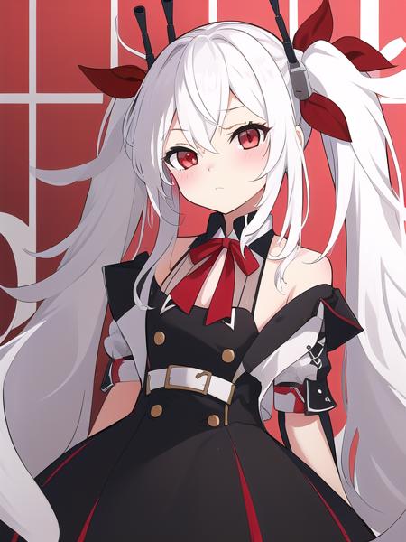 masterpiece:1.2,best quality:1.2, incredibly absurdres, absurdres, highres, wallpaper, colorful, 
1girl, solo, vampire \(azur lane\), petite, white hair, long hair, twintails, red eyes, <lora:Out:0.7>