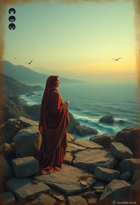 She said, "There is no reason and the truth is plain to see",
That I wandered through my playing cards and could not let her be,
One of 16 vestal virgins who was leaving for the coast,
And although my eyes were open they might just as well have been closed