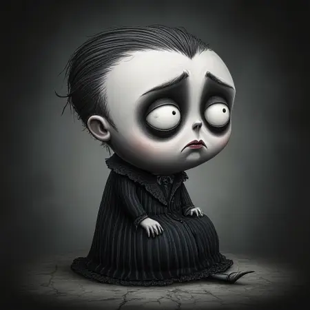 Tim Burton Style Midjourney