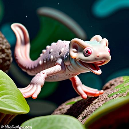 Disney style Axolotl