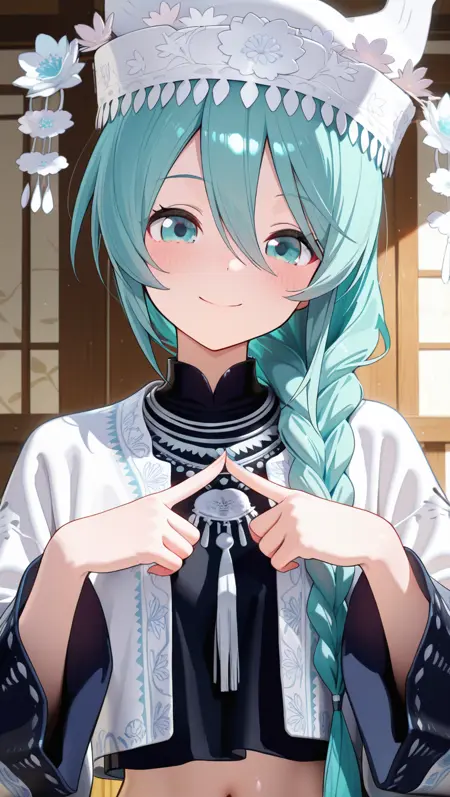 初音未来[民族服饰] YYB 版-博歌乐（Hatsune Miku[National costumes] YYB Version-Vocaloid）