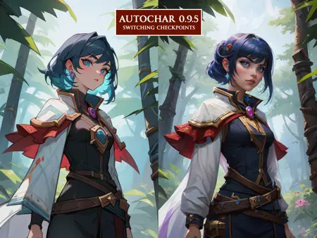 AutoChar - Easy character art creation with face auto-inpaint